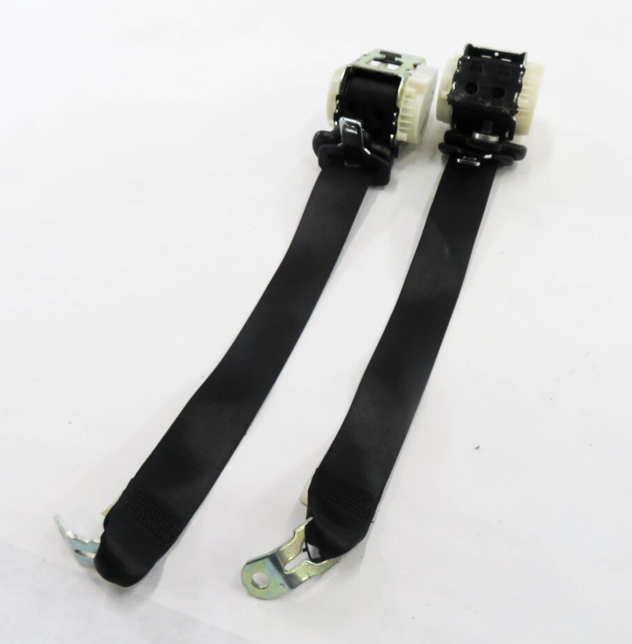 2009 BMW M6 ///M (E63) REAR SEAT - LEFT & RIGHT SEATBELT RETRACTOR SET-2 (BLACK)