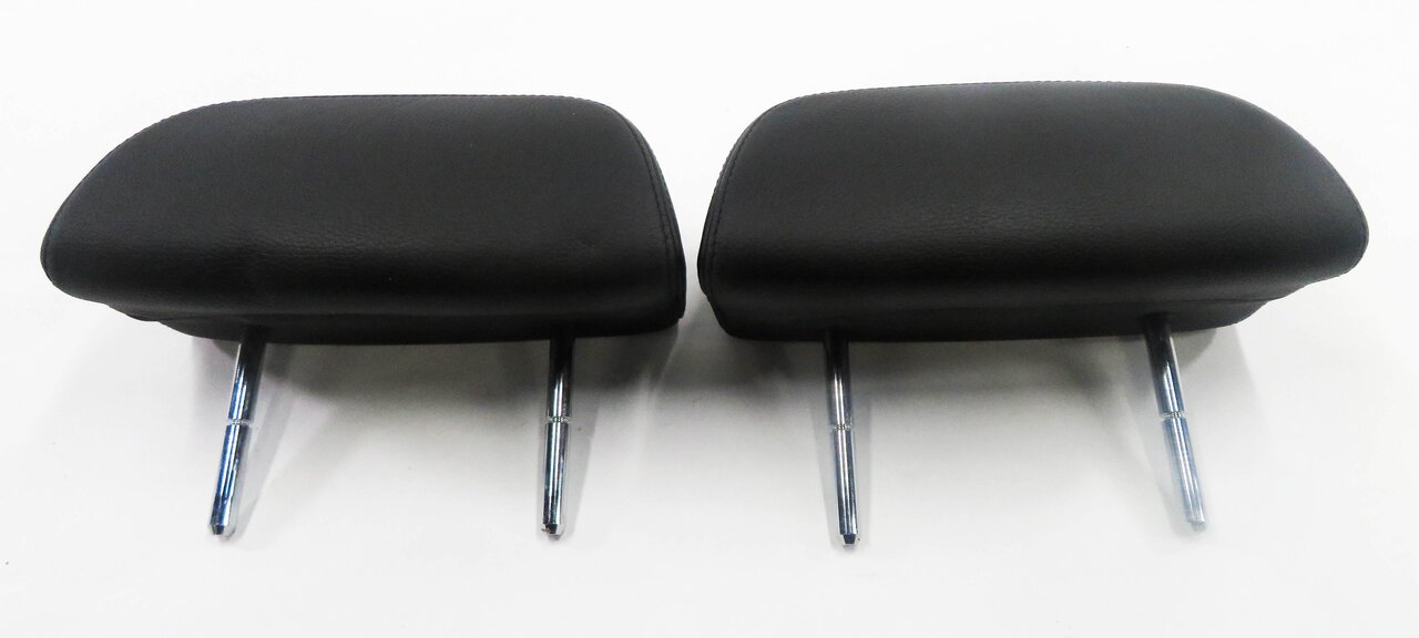 Thumbnail 2: 2009 BMW M6 ///M (E63) REAR LEFT & RIGHT HEADREST SET-2 (BLACK LEATHER MERINO)