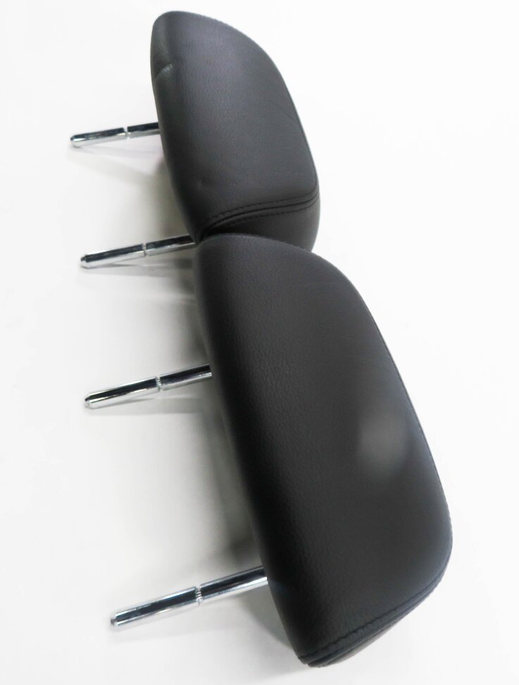 Thumbnail 4: 2009 BMW M6 ///M (E63) REAR LEFT & RIGHT HEADREST SET-2 (BLACK LEATHER MERINO)