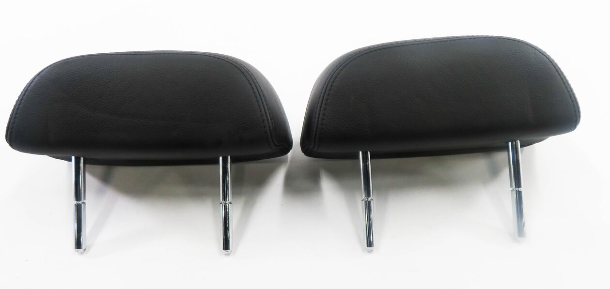 Thumbnail 7: 2009 BMW M6 ///M (E63) REAR LEFT & RIGHT HEADREST SET-2 (BLACK LEATHER MERINO)