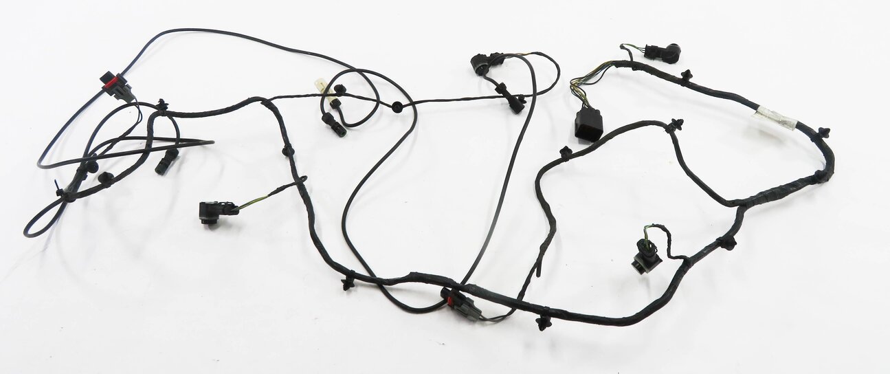 Thumbnail 2: 2011 RANGE ROVER (L322) FRONT PDC PARK DISTANCE SENSOR SET-4 w/ HARNESS (BLACK)