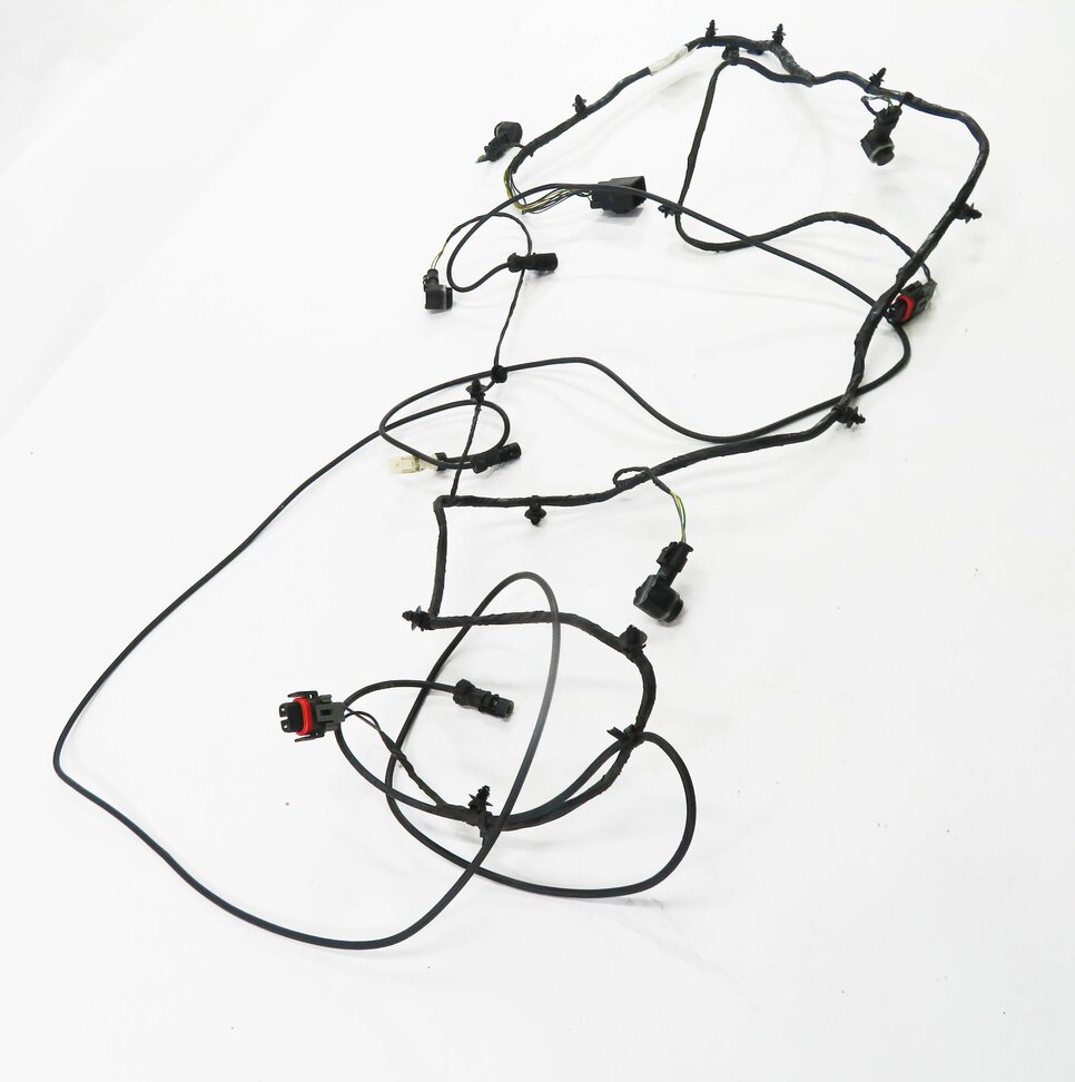 Thumbnail 4: 2011 RANGE ROVER (L322) FRONT PDC PARK DISTANCE SENSOR SET-4 w/ HARNESS (BLACK)