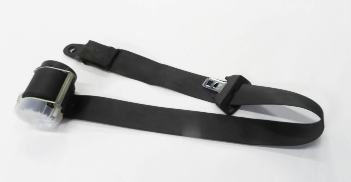 Thumbnail 3: 2006 RANGE ROVER SPORT (L320) REAR CENTER SECOND ROW SEATBELT RETRACTOR (BLACK)