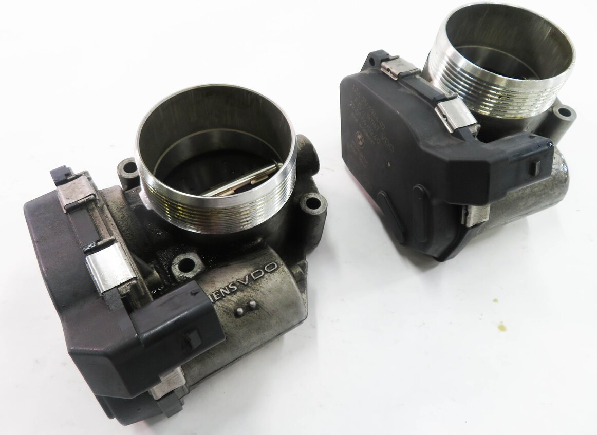 08-18 BMW 550i 650i 750i B6 B7 M5 M6 X5 X6 4.4L TWIN TURBO THROTTLE BODY SET-2