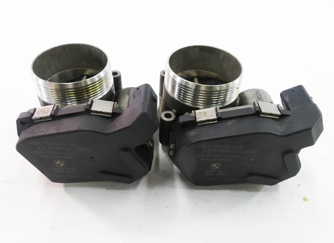 Thumbnail 5: 08-18 BMW 550i 650i 750i B6 B7 M5 M6 X5 X6 4.4L TWIN TURBO THROTTLE BODY SET-2