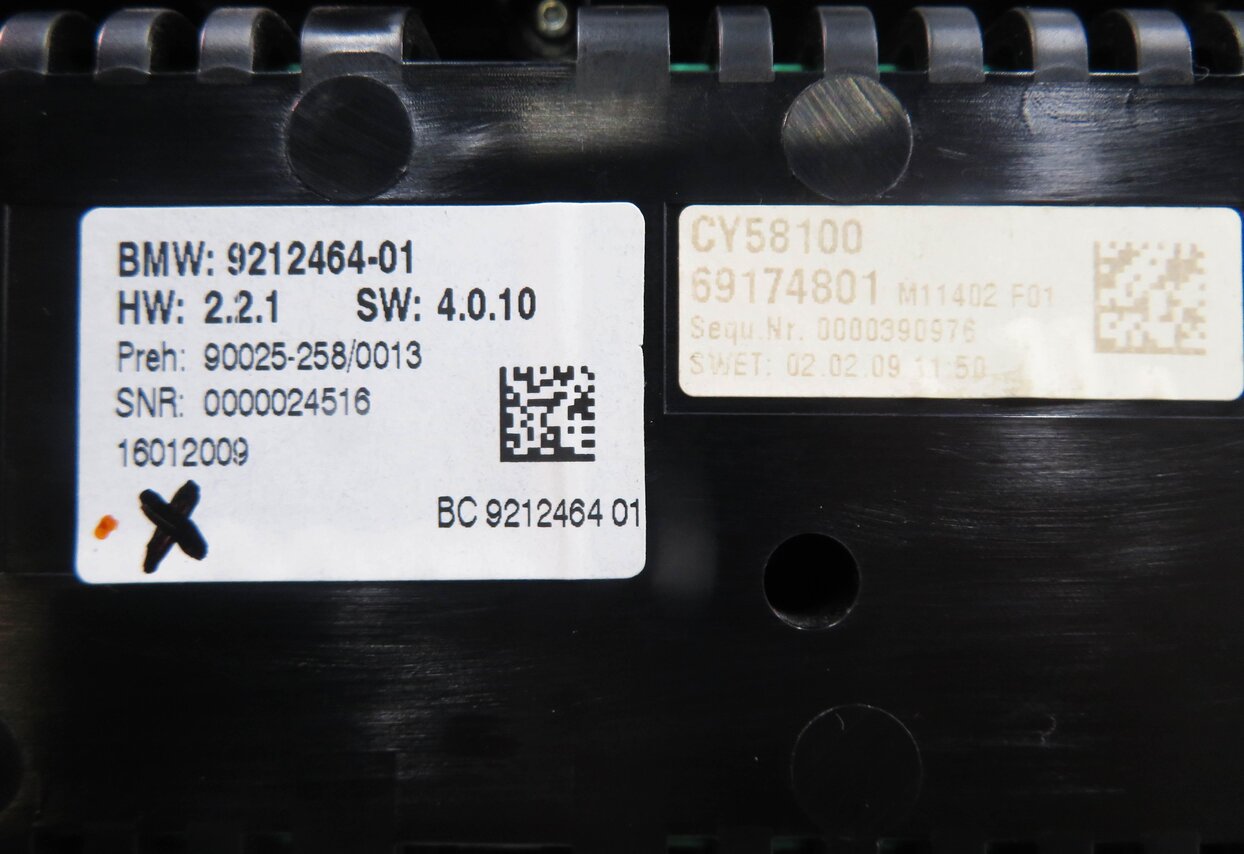 Thumbnail 8: 09-13 BMW 740i 750i 760i B7 (F01 F07 F10) HEATER A/C CLIMATE TEMPERATURE CONTROL