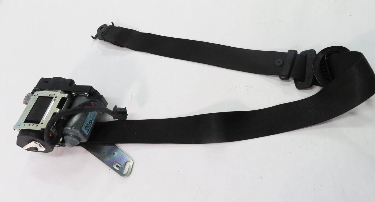 Thumbnail 4: 2009-2012 BMW 740i 750i 760i B7 (F01) LEFT DRIVER SEATBELT RETRACTOR (BLACK)