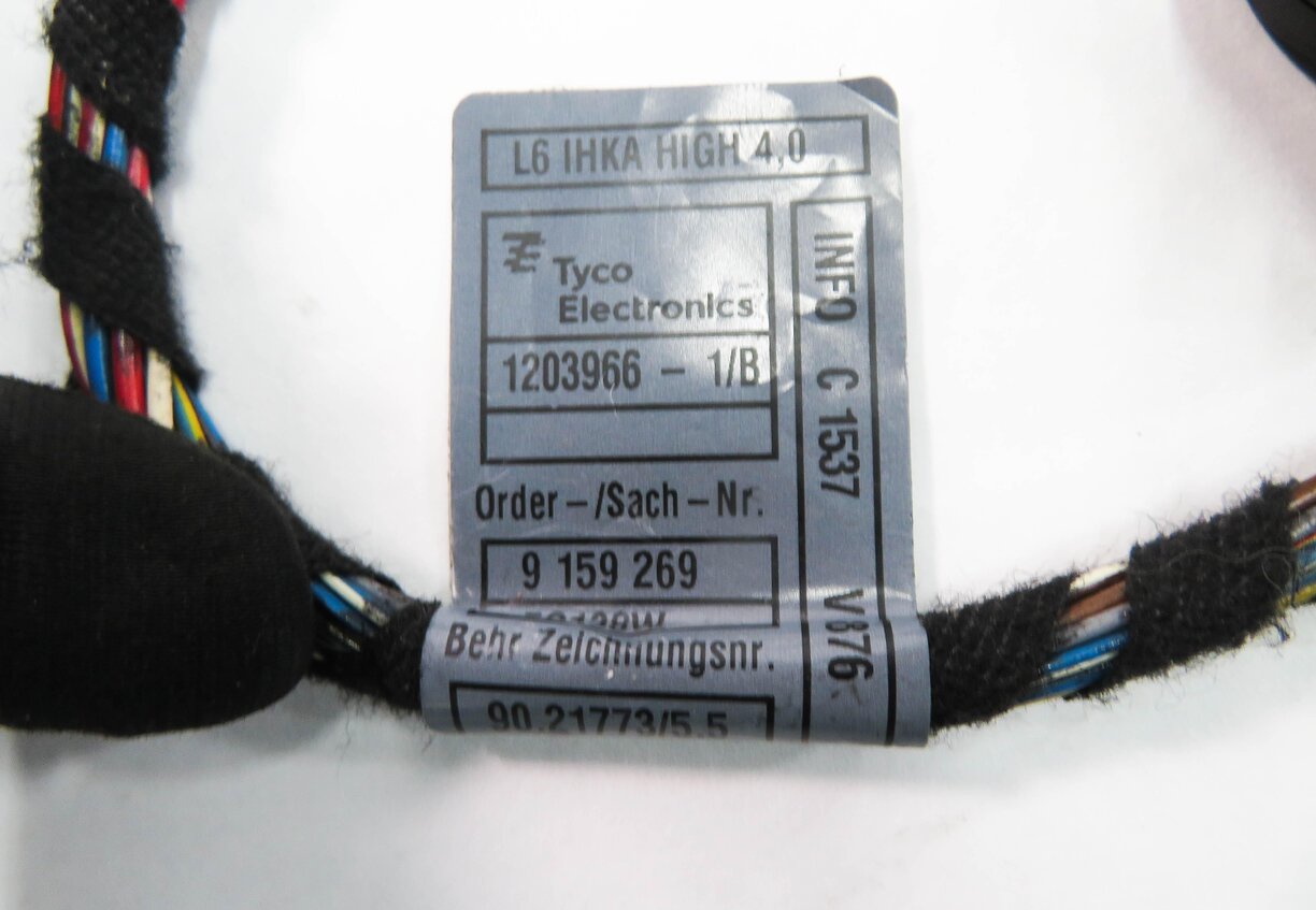 Thumbnail 8: 2009 BMW 750i (F01) HEATER A/C BLEND DOOR SERVO ACTUATOR MOTOR SET w/ HARNESS