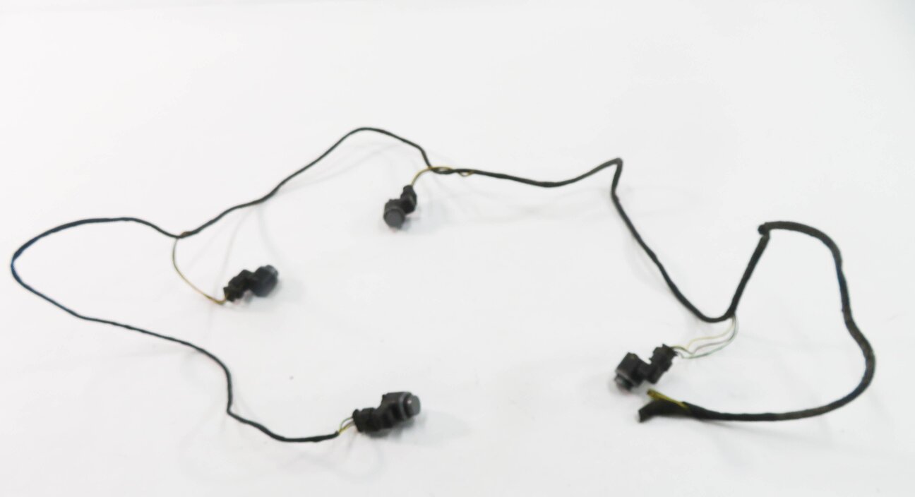 Thumbnail 2: 2009 BMW 750i (F01) REAR PDC PARK DISTANCE SENSOR SET w/ HARNESS (SPACE GRAY)