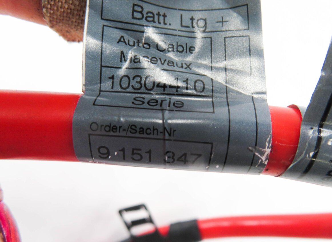 Thumbnail 10: 2009 BMW 750i (F01) POSITIVE BATTERY CABLE (SRS)