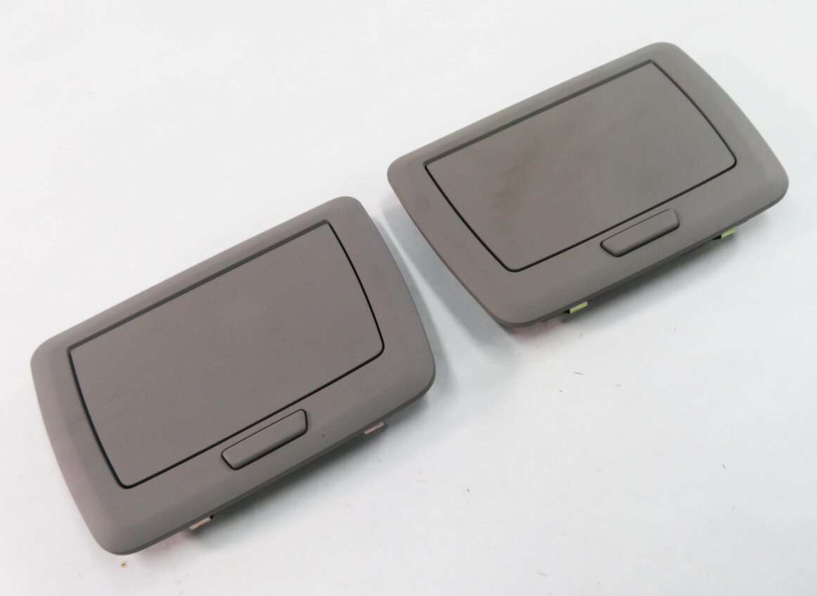 2009 BMW 750i (F01) REAR LEFT & RIGHT VANITY MIRROR SET-2 (GRAY)