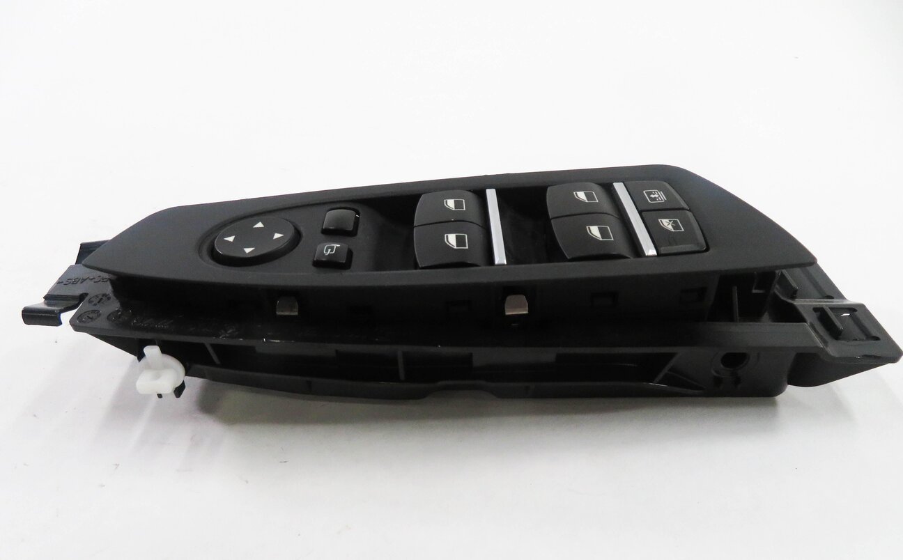 Thumbnail 6: 09-15 BMW 740i 750i 760i B7 (F01) DRIVER WINDOW SWITCH w/ SHADE & P-FOLD (BLACK)