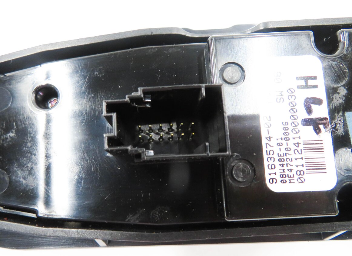 Thumbnail 9: 09-15 BMW 740i 750i 760i B7 (F01) DRIVER WINDOW SWITCH w/ SHADE & P-FOLD (BLACK)
