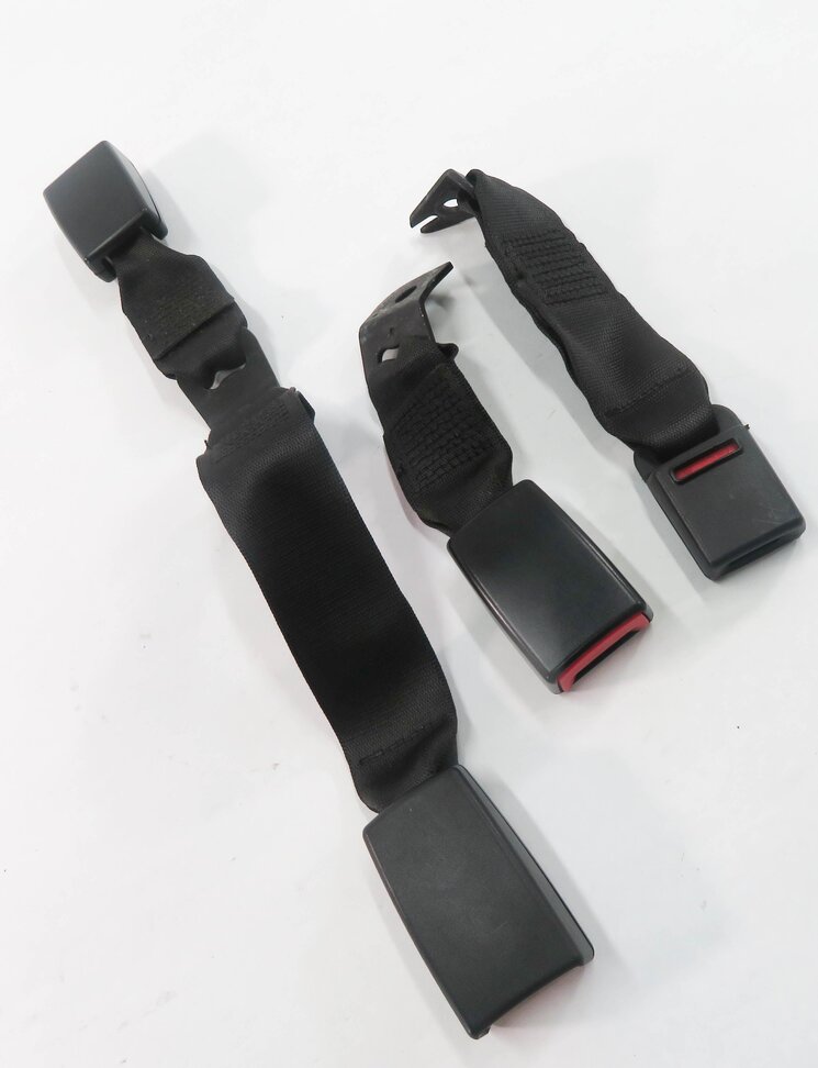 2010 BMW 335i (E90) REAR SEAT SEATBELT BUCKLE RECEIVER SET-3 (BLACK)