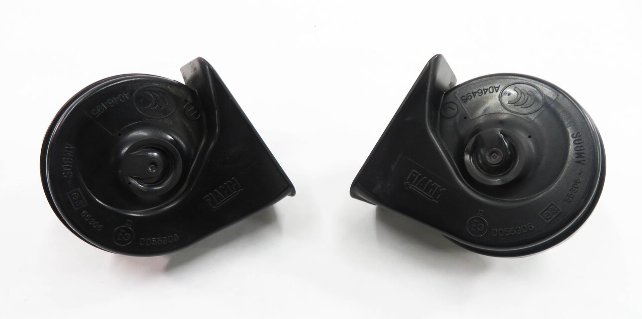 Thumbnail 2: 2007-2011 BMW X5 X6 (E70 E71) HIGH & LOW TONE SAFETY HORN SET