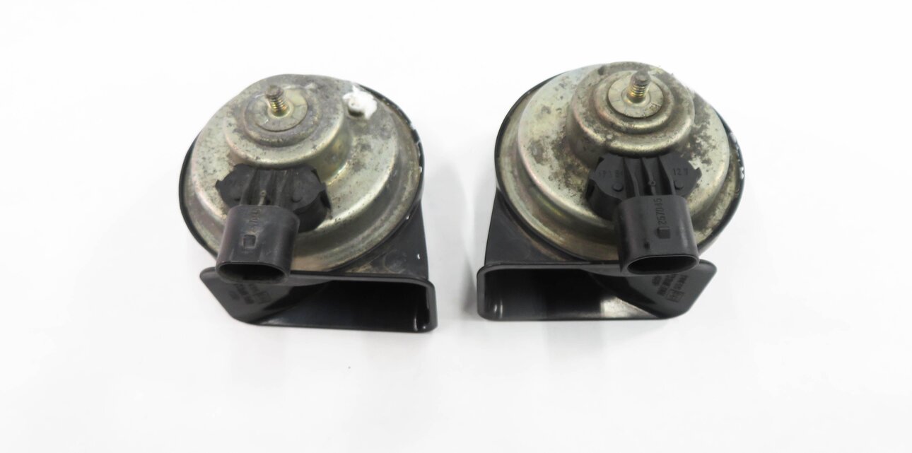 Thumbnail 7: 2007-2011 BMW X5 X6 (E70 E71) HIGH & LOW TONE SAFETY HORN SET