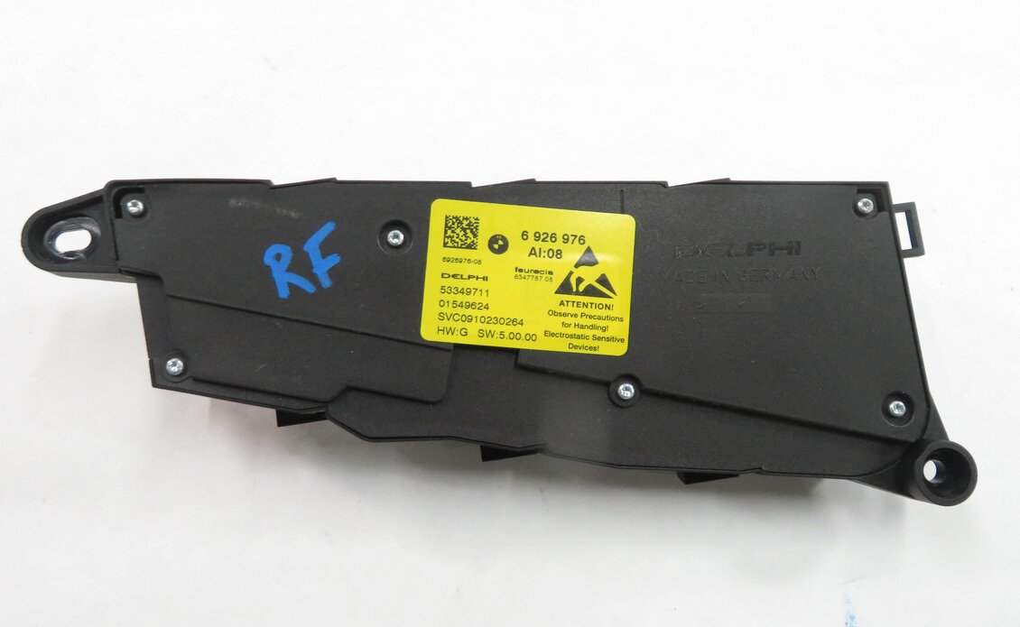 Thumbnail 6: 2007-2013 BMW X5 (E70) RIGHT FRONT PASSENGER POWER SEAT ADJUSTMENT SWITCH