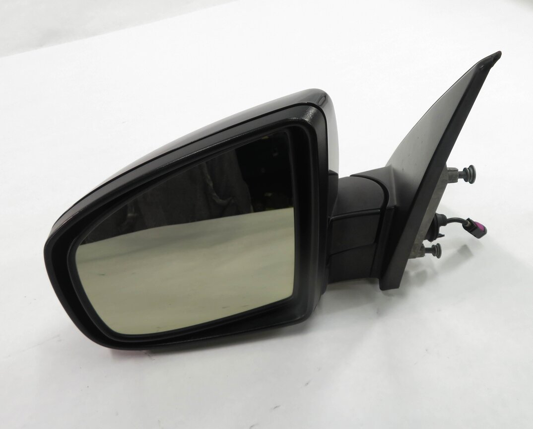 2010-2013 BMW X5 (E70) LEFT P-FOLD MEM AUTODIM CAMERA HEATED DOOR MIRROR (BLACK)