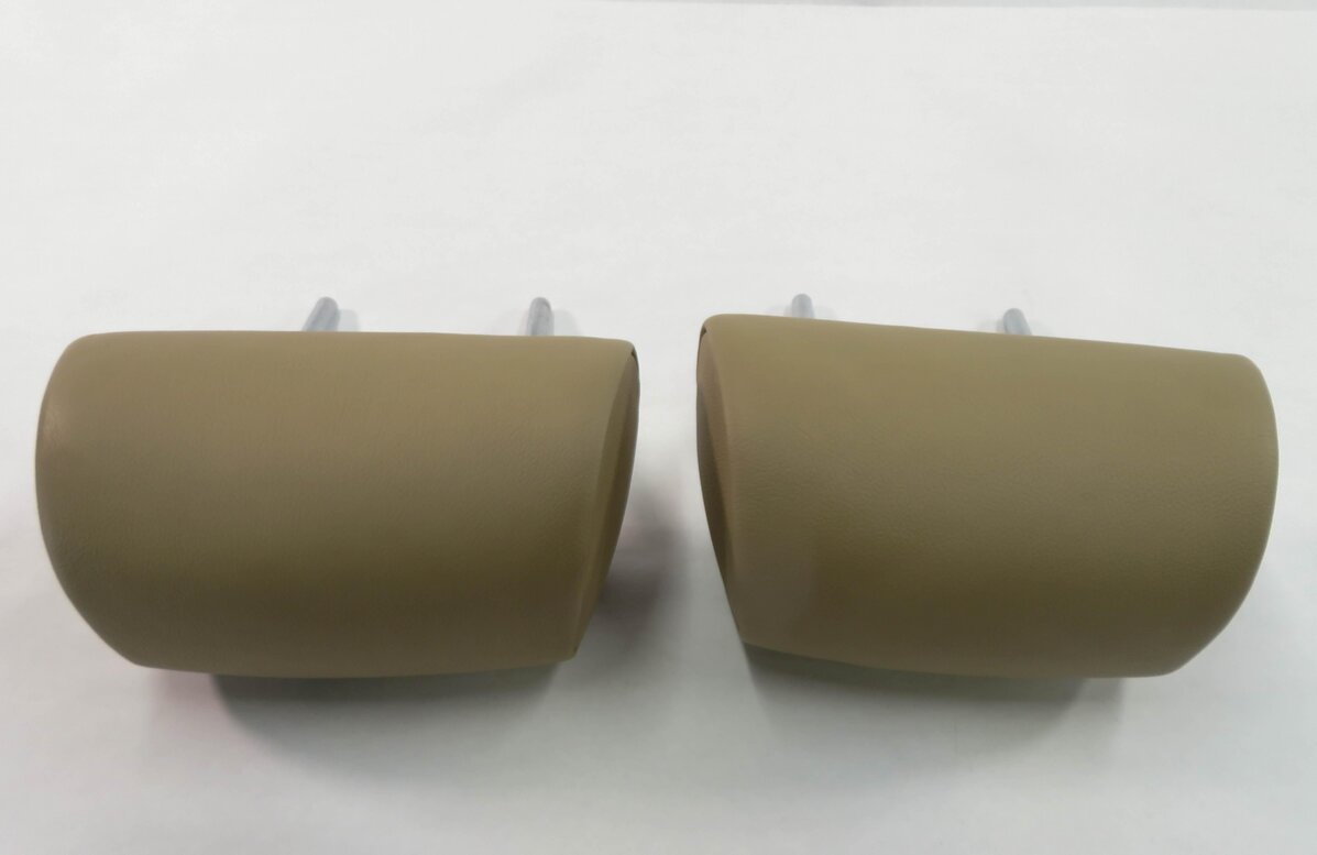 Thumbnail 6: 2010 BMW X5 (E70) LEFT & RIGHT REAR 2nd SECOND ROW SEAT HEADREST SET-2 (BEIGE)