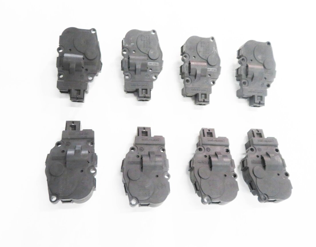 Thumbnail 3: 2014 PORSCHE CAYMAN S (981) HVAC HEATER A/C BLEND DOOR SERVO ACTUATOR MOTOR SET