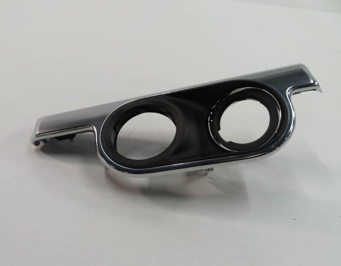 Thumbnail 3: 2014 PORSCHE CAYMAN S (981) FRONT DASH HEADLIGHT SWITCH TRIM PIECE (SILVER)
