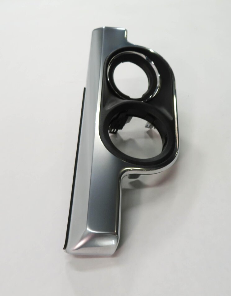 Thumbnail 4: 2014 PORSCHE CAYMAN S (981) FRONT DASH HEADLIGHT SWITCH TRIM PIECE (SILVER)