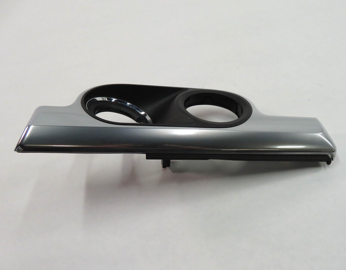 Thumbnail 6: 2014 PORSCHE CAYMAN S (981) FRONT DASH HEADLIGHT SWITCH TRIM PIECE (SILVER)