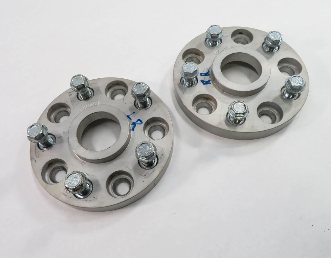 2014 PORSCHE CAYMAN S (981) TYPE 3 BIMECC HUB CENTRIC 20mm REAR WHEEL SPACER SET