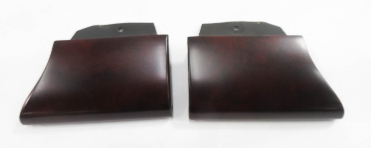 Thumbnail 11: 2006 RANGE ROVER (L322) DASH DOOR CONSOLE DARK WOOD GRAIN TRIM PANEL SET-10
