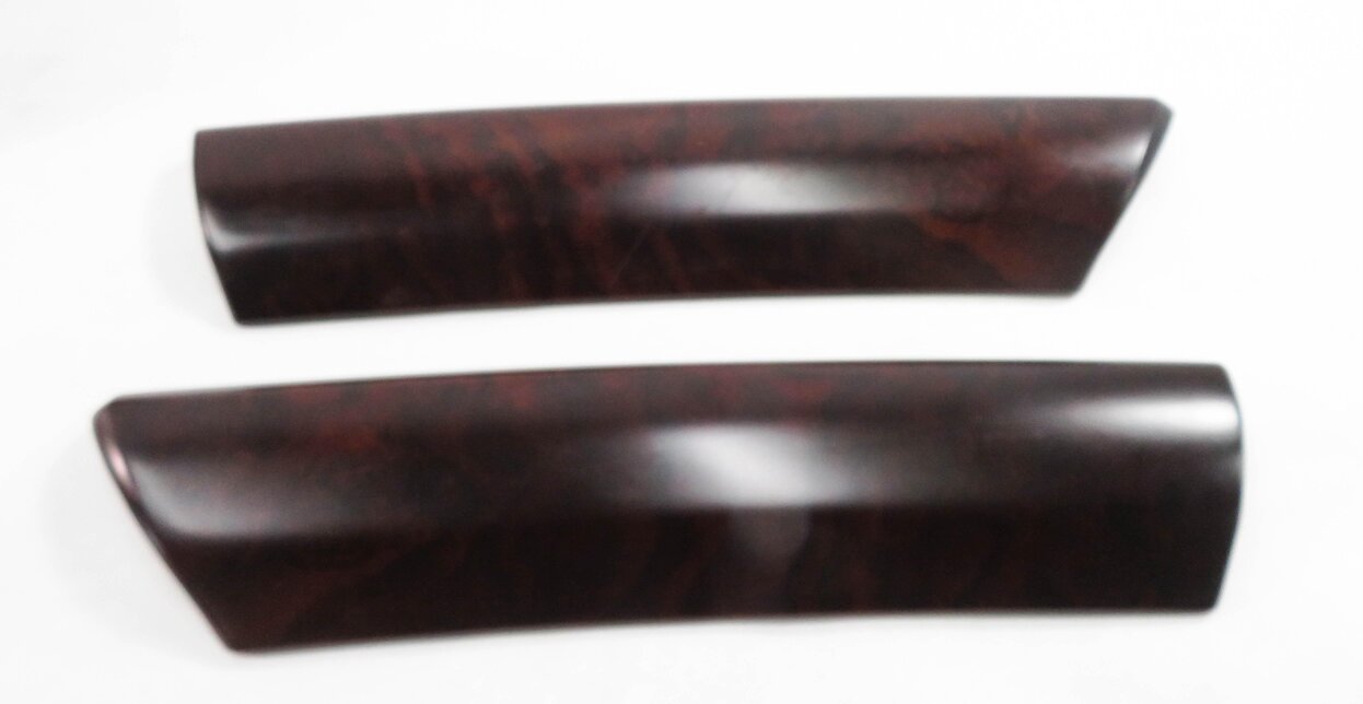 Thumbnail 13: 2006 RANGE ROVER (L322) DASH DOOR CONSOLE DARK WOOD GRAIN TRIM PANEL SET-10