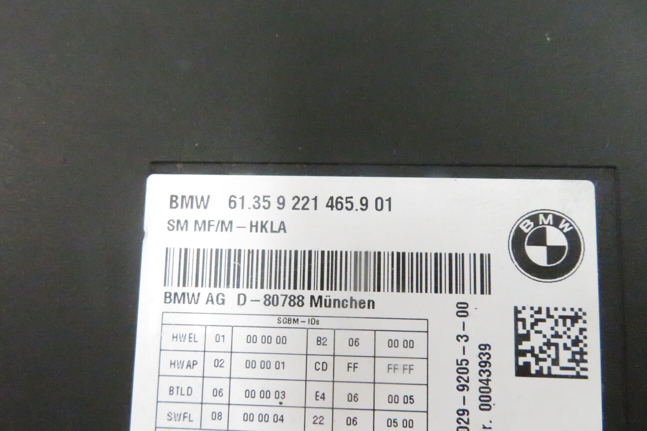 Thumbnail 8: 2009-2010 BMW 750i 760i (F01) FRONT COMFORT SEAT MEMORY CONTROL MODULE COMPUTER