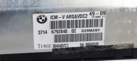 Thumbnail 6: 09-17 BMW 535i 550i 650i 740i 750i 760i (F01 F10) VDC DYNAMIC SUSPENSION MODULE