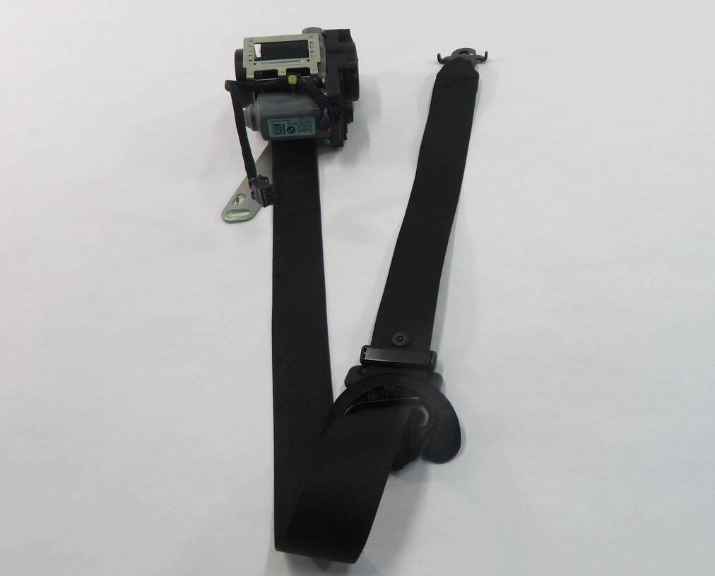 Thumbnail 2: 2009-2012 BMW 740i 750i 760i B7 (F01) LEFT DRIVER SEATBELT RETRACTOR (BLACK)