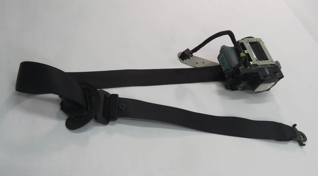 Thumbnail 3: 2009-2012 BMW 740i 750i 760i B7 (F01) LEFT DRIVER SEATBELT RETRACTOR (BLACK)