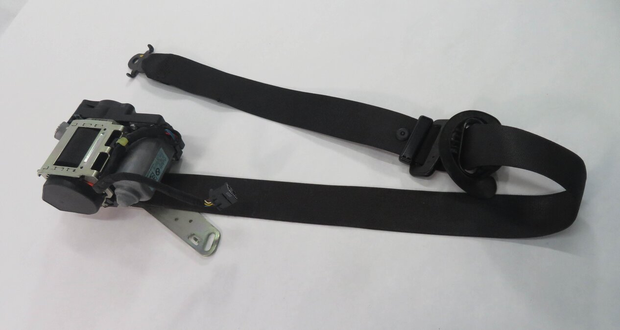Thumbnail 4: 2009-2012 BMW 740i 750i 760i B7 (F01) LEFT DRIVER SEATBELT RETRACTOR (BLACK)