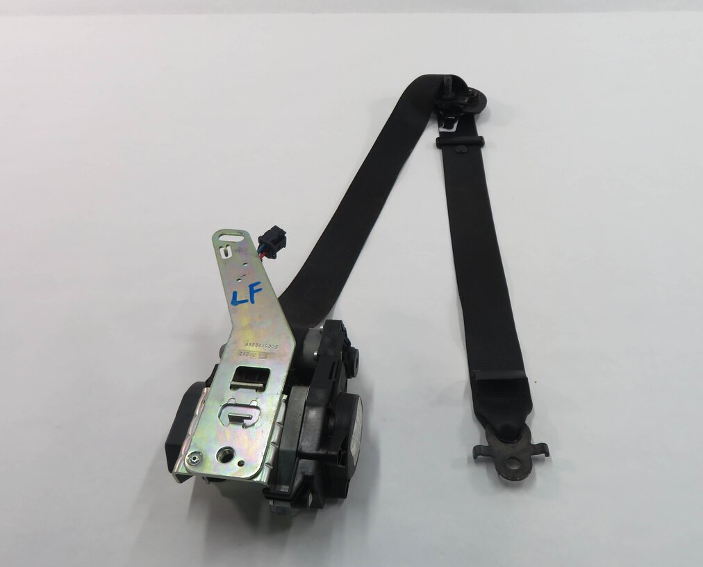Thumbnail 5: 2009-2012 BMW 740i 750i 760i B7 (F01) LEFT DRIVER SEATBELT RETRACTOR (BLACK)