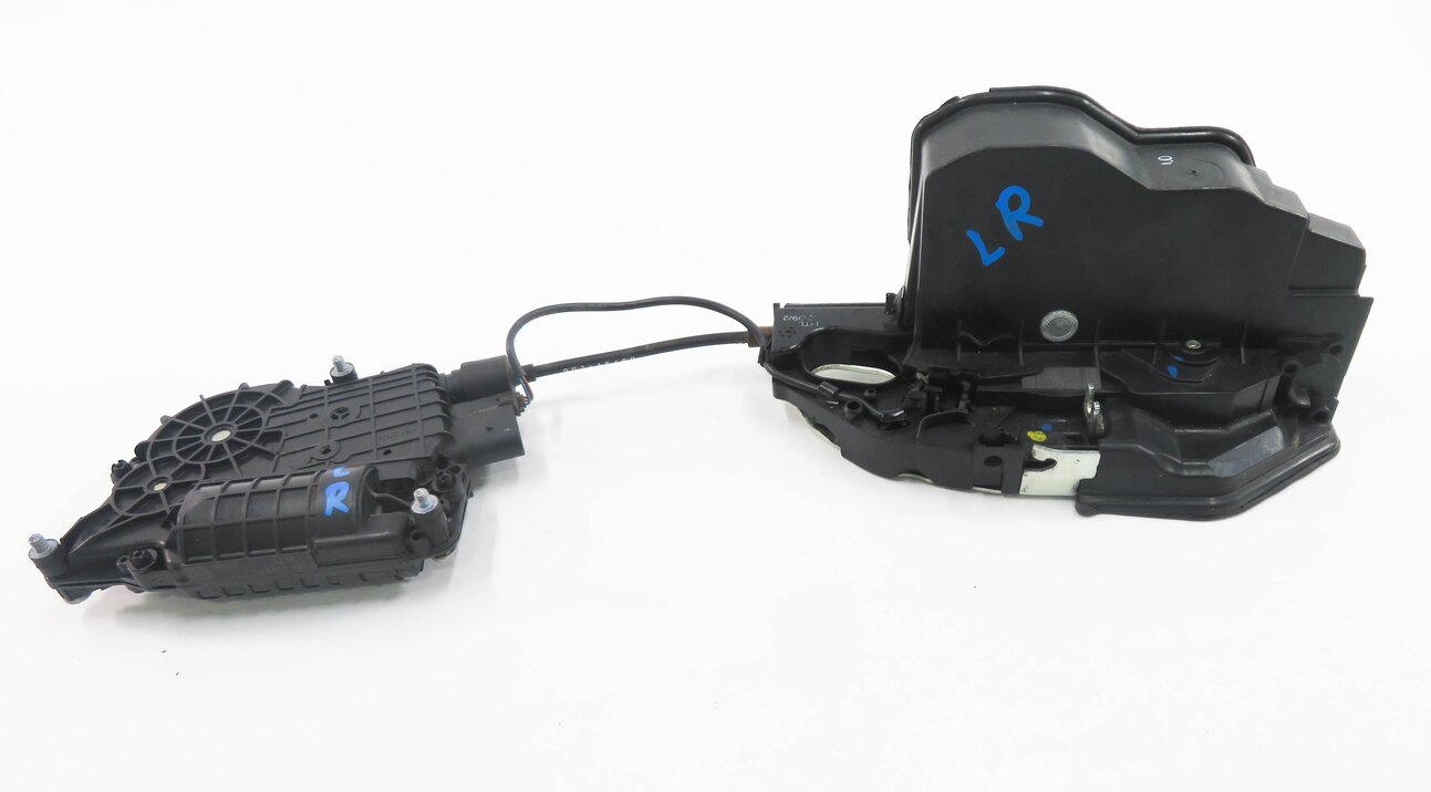 Thumbnail 2: 2011-2015 BMW 740i 750i 760i (F01) LEFT SIDE REAR DOOR LOCK LATCH (SOFT CLOSE)