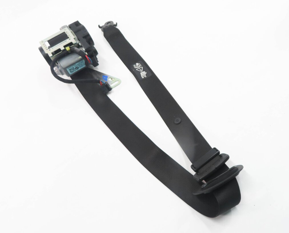 2009-2012 BMW 740i 750i 760i B7 (F01) RIGHT PASSENGER SEATBELT RETRACTOR (BLACK)