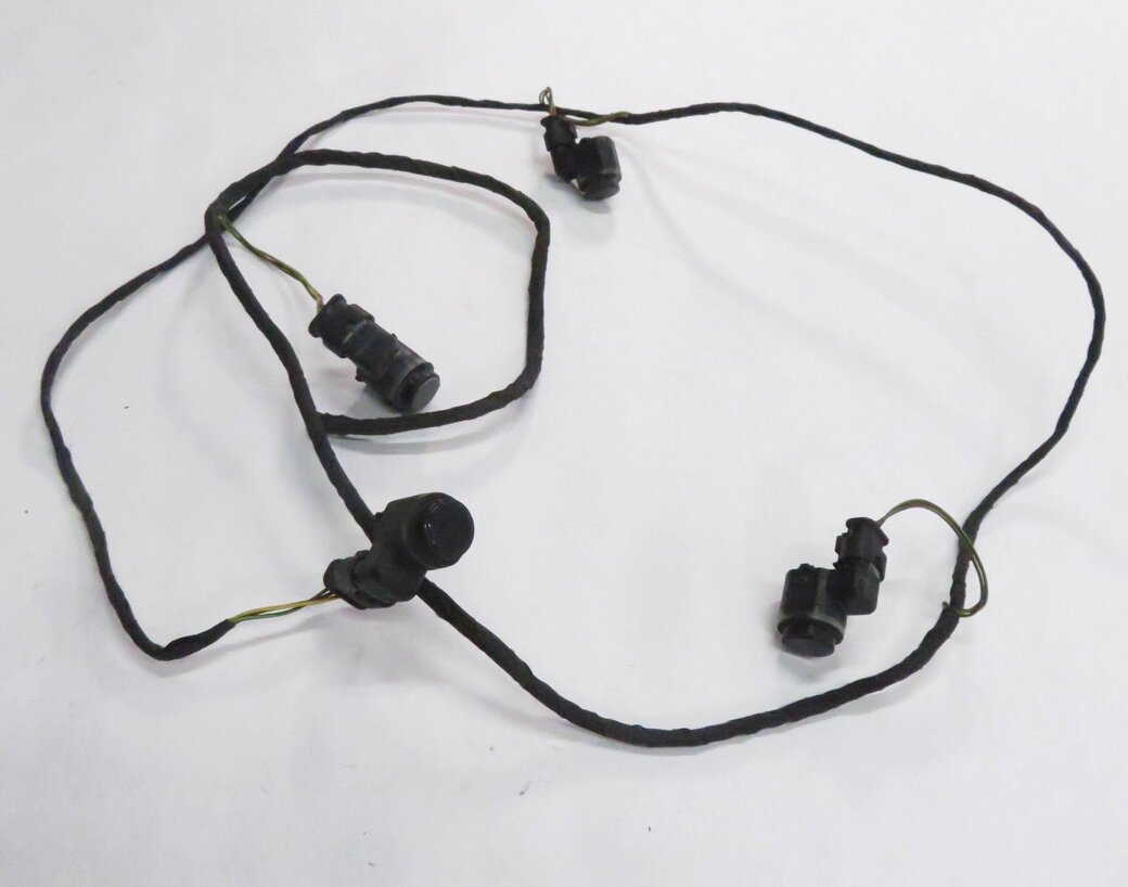 Thumbnail 3: 2010 BMW 750i (F01) REAR PDC PARK DISTANCE SENSOR SET w/ HARNESS (CARBON BLACK)