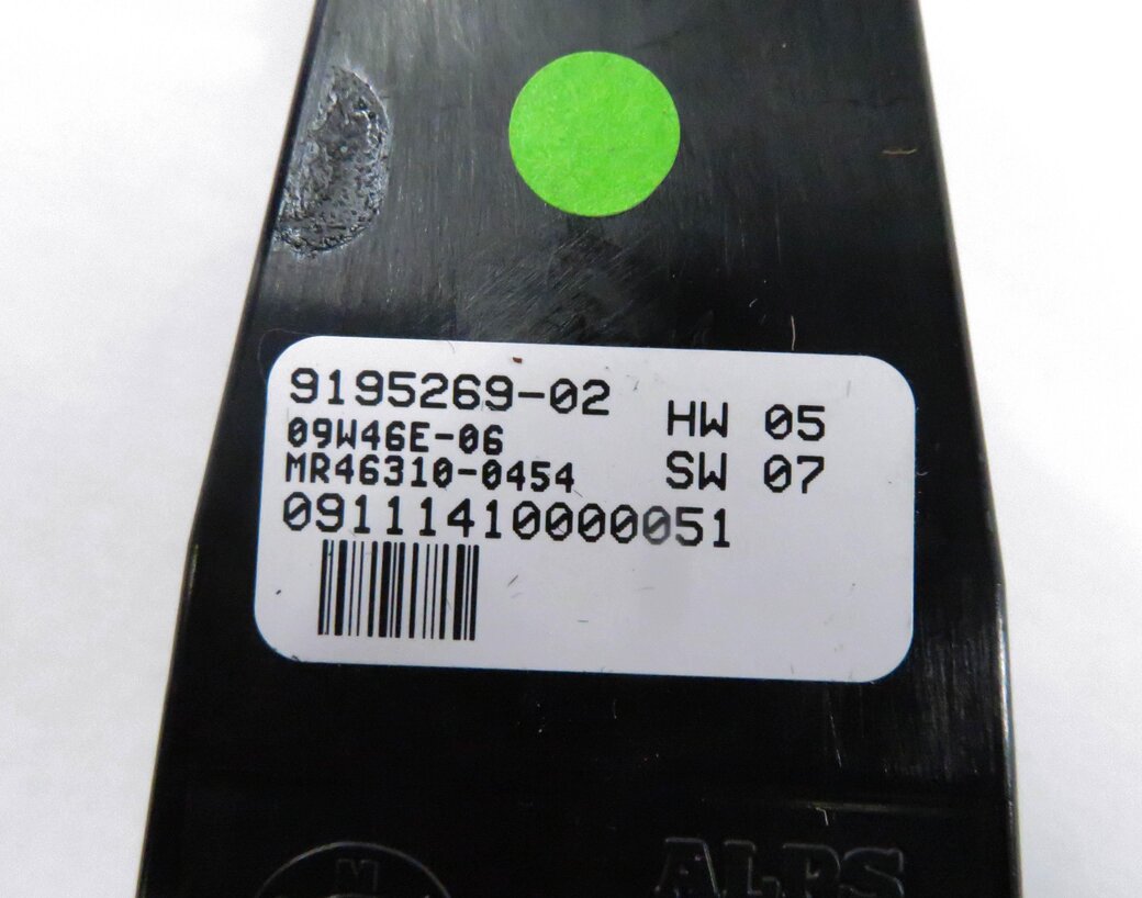 Thumbnail 10: 2010 BMW 750i (F01) LEFT REAR DOOR WINDOW SWITCH w/ SUNSHADE CONTROL (BLACK)