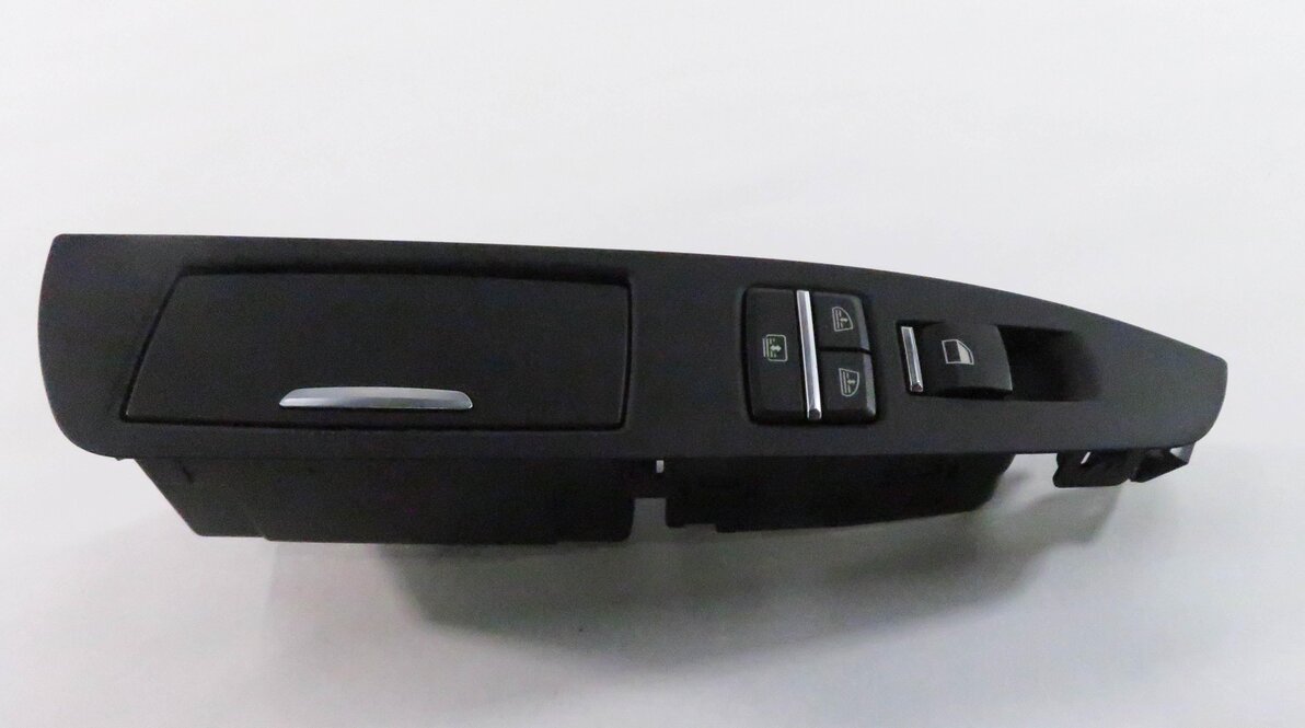 Thumbnail 2: 2010 BMW 750i (F01) LEFT REAR DOOR WINDOW SWITCH w/ SUNSHADE CONTROL (BLACK)