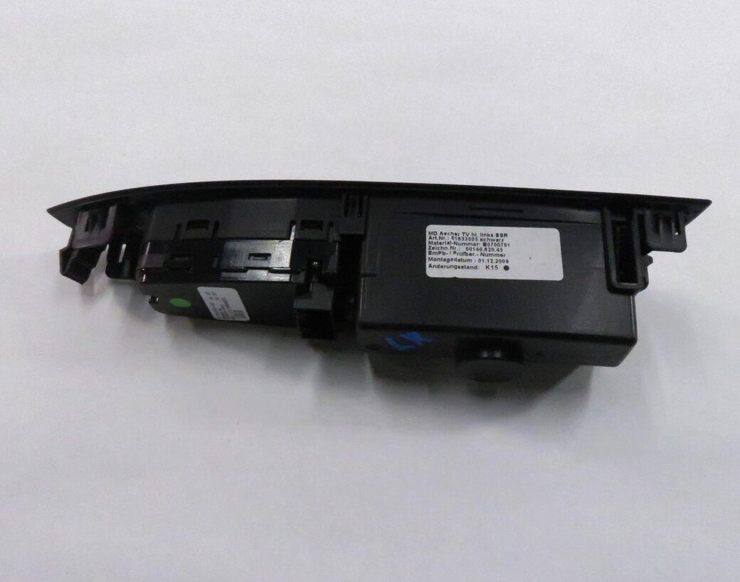Thumbnail 7: 2010 BMW 750i (F01) LEFT REAR DOOR WINDOW SWITCH w/ SUNSHADE CONTROL (BLACK)