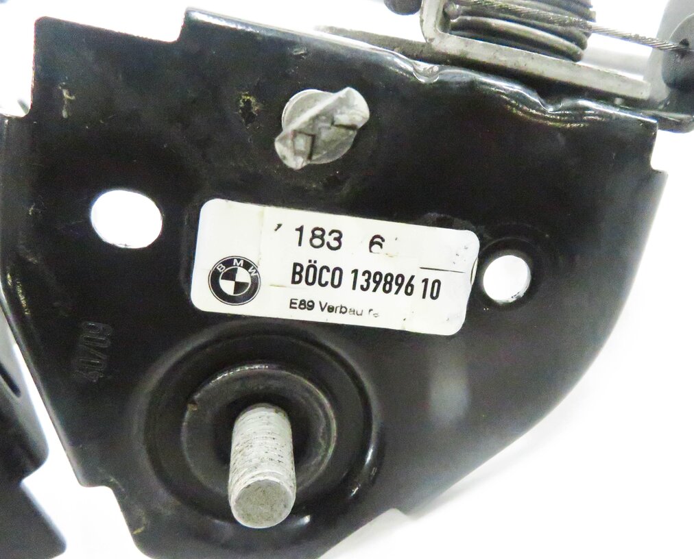 Thumbnail 10: 2010 BMW 750i (F01) FRONT UPPER HOOD LOCK LATCH SET w/ CABLE & RELEASE HANDLE