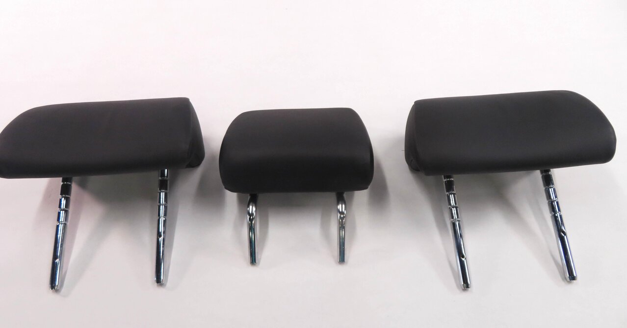 Thumbnail 3: 2010 BMW 750i (F01) REAR SEAT HEADREST SET-3 (BLACK NAPPA LEATHER NASW)