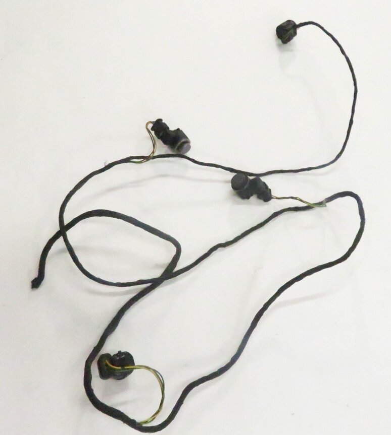Thumbnail 3: 2009 BMW 750i (F01) REAR PDC PARK DISTANCE SENSOR SET w/ HARNESS (SPACE GRAY)