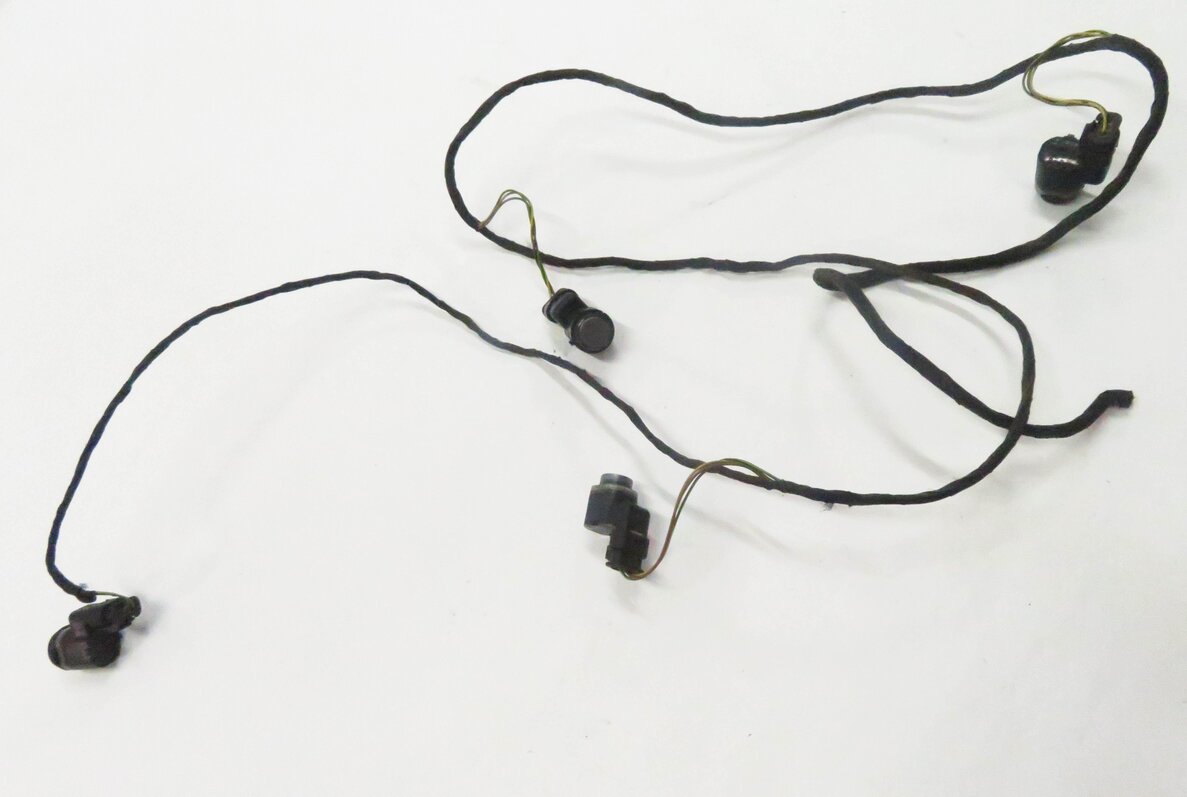 Thumbnail 4: 2009 BMW 750i (F01) REAR PDC PARK DISTANCE SENSOR SET w/ HARNESS (SPACE GRAY)