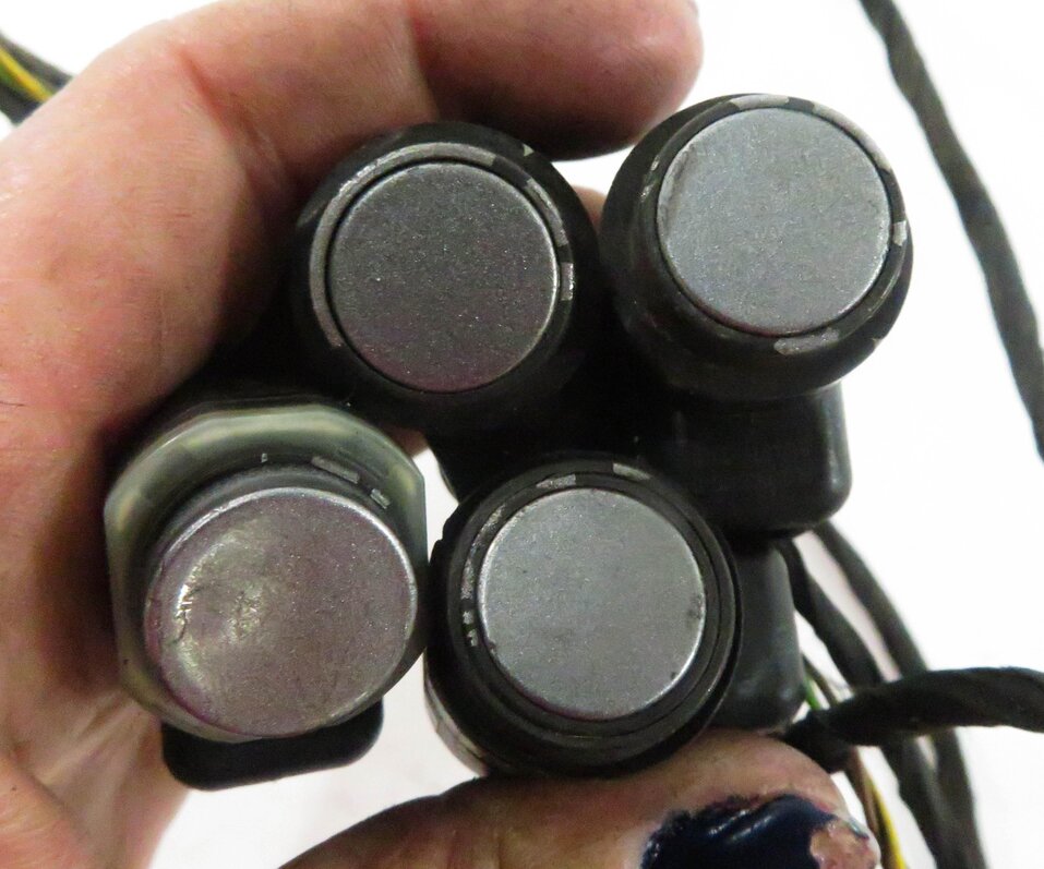 Thumbnail 5: 2009 BMW 750i (F01) REAR PDC PARK DISTANCE SENSOR SET w/ HARNESS (SPACE GRAY)