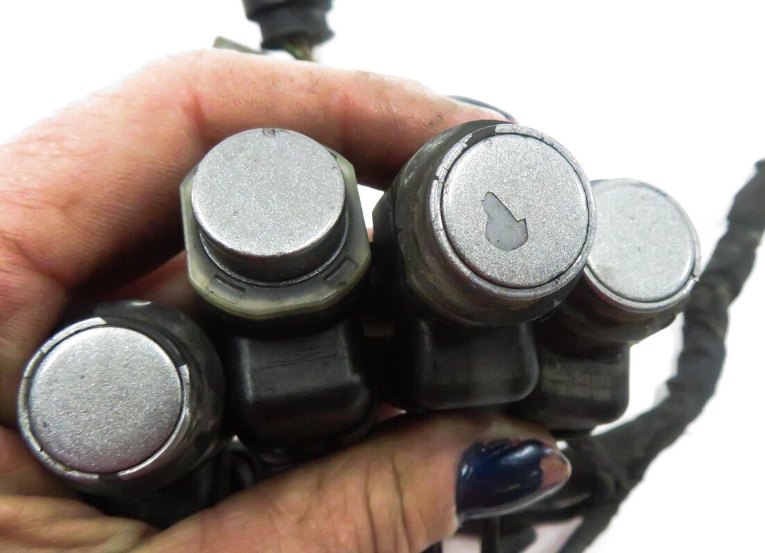 Thumbnail 8: 2009 BMW 750i (F01) FRONT PDC PARK DISTANCE SENSOR SET w/ HARNESS (SPACE GRAY)