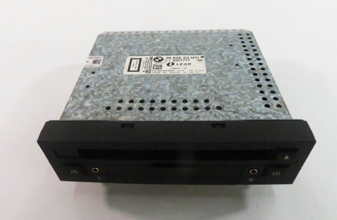 Thumbnail 3: 09-11 BMW 535iGT 550iGT 740i 750i 760i (F01 F02 F07) REAR DVD VIDEO DISC PLAYER