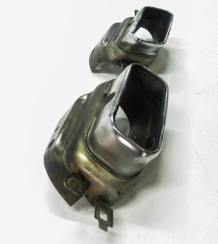 Thumbnail 3: 2009 BMW 750i (F01) LEFT & RIGHT EXHAUST TIP SET-2